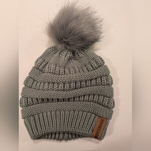 Toque With Detachable Pom Pom